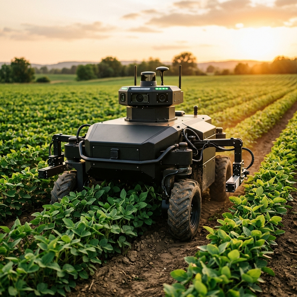 AgriBot v1 autonomous agricultural robot manufacturer India
